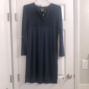Barbour Long sleeve, navy dress